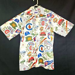 Vintage Eyn Spooner Chicago Cubs Hawaiian Shirt