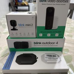 NEW Blink Smart Home Security - Bundle or Separate (Sealed)