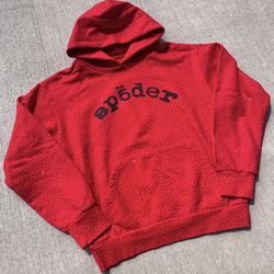 Vvs Red Sp5der Hoodie
