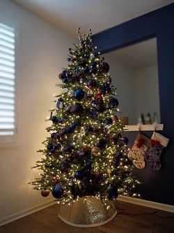 7.5 ft GRAND DUCHESS Twinkling Balsam Fir LED Pre-lit Tree - VIRAL ON TIKTOK