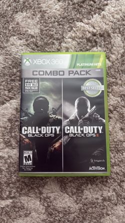 Call of duty black ops 1 2 combo pack for xbox 360