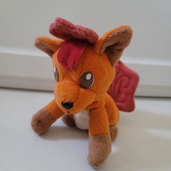 Vintage Nintendo Pokemon 6" Vulpix Bean Bag Plush KFC Stuffed Animal