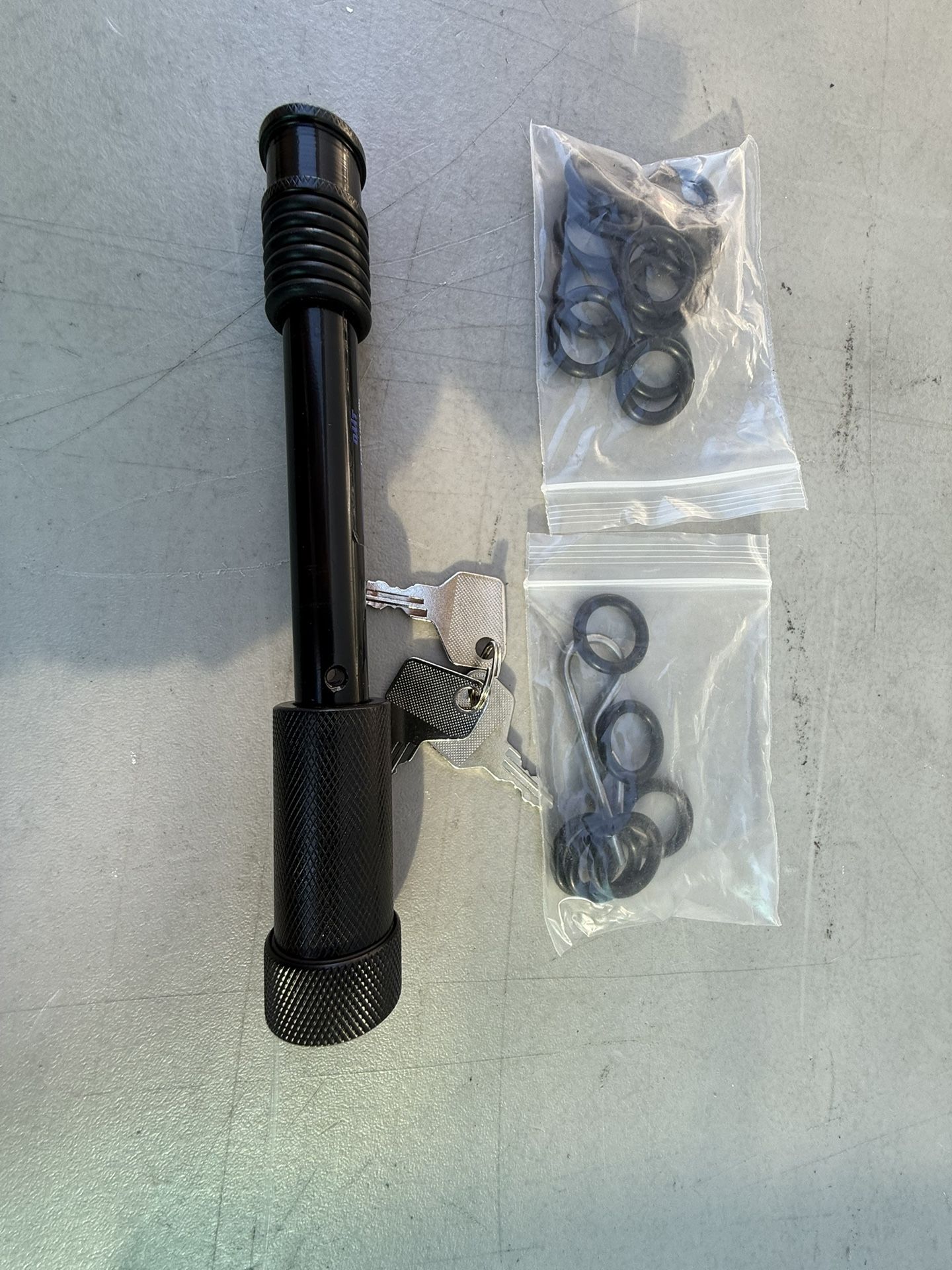 Orion Motor Tech Locking Hitch Pin, Fits 2" Receiver With 5/8" Diameter Hitch Pin Lock, Anti-Theft Steel Hitch Pin Lock With Key For Class III IV Hitc