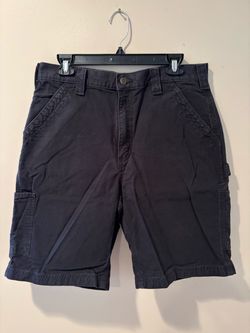 Men’s Black Carhartt Cargo Shorts Size 34
