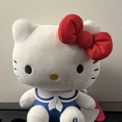 Hello Kitty Sailor Outfit Plush‎ Sanrio 11” NWT Anchor Bow 