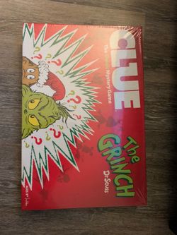Grinch themed clue game