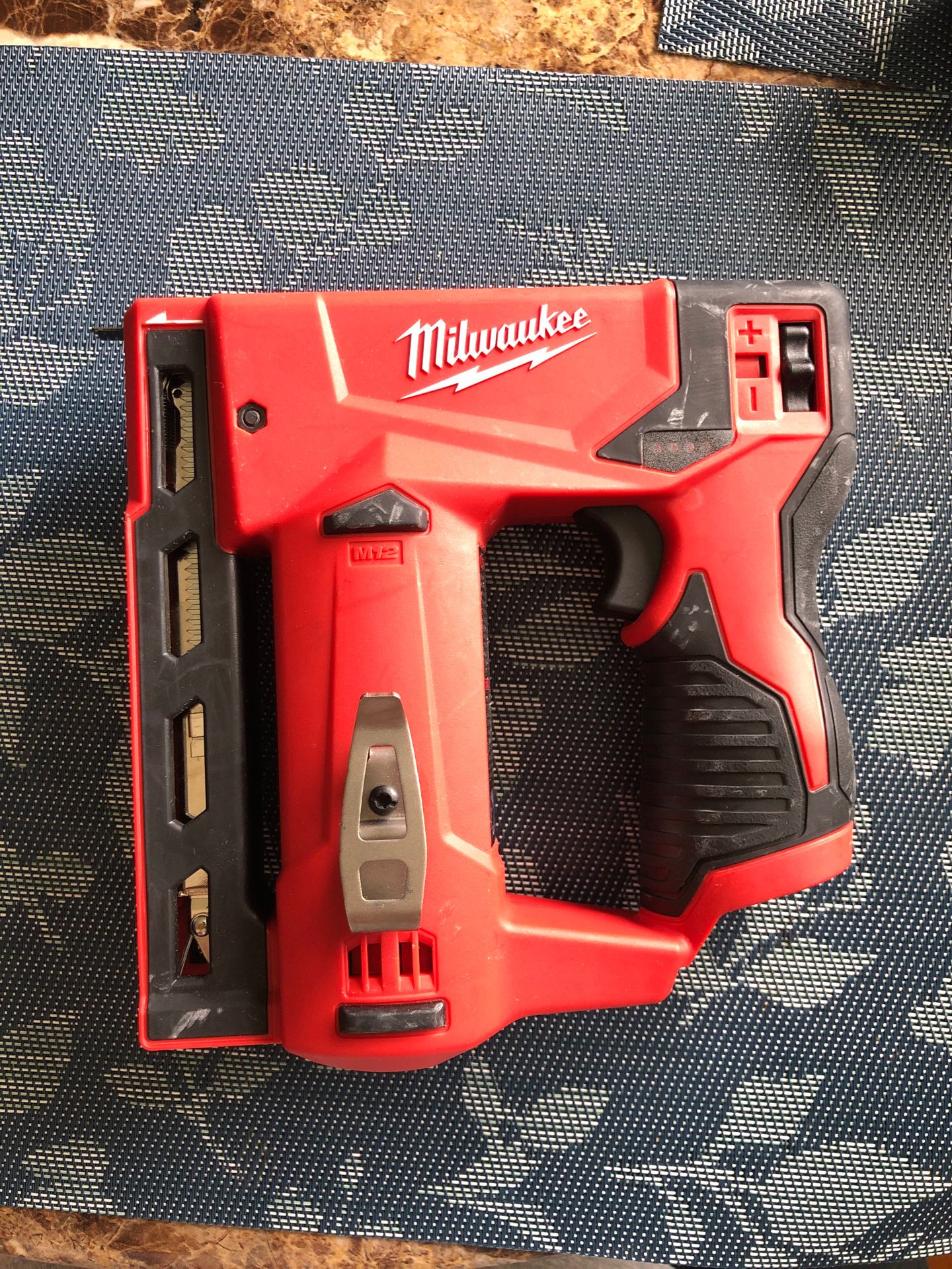 Milwaukee m12 3/8” crown stapler (tool only)