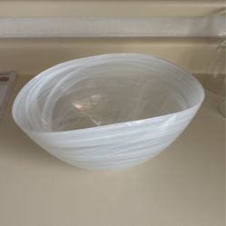 Beautiful Swirled Glass Bowl