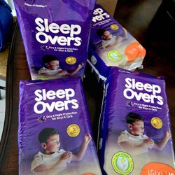 Sleep Overs Size LG/XL 60-120lbs ( $25ALL)