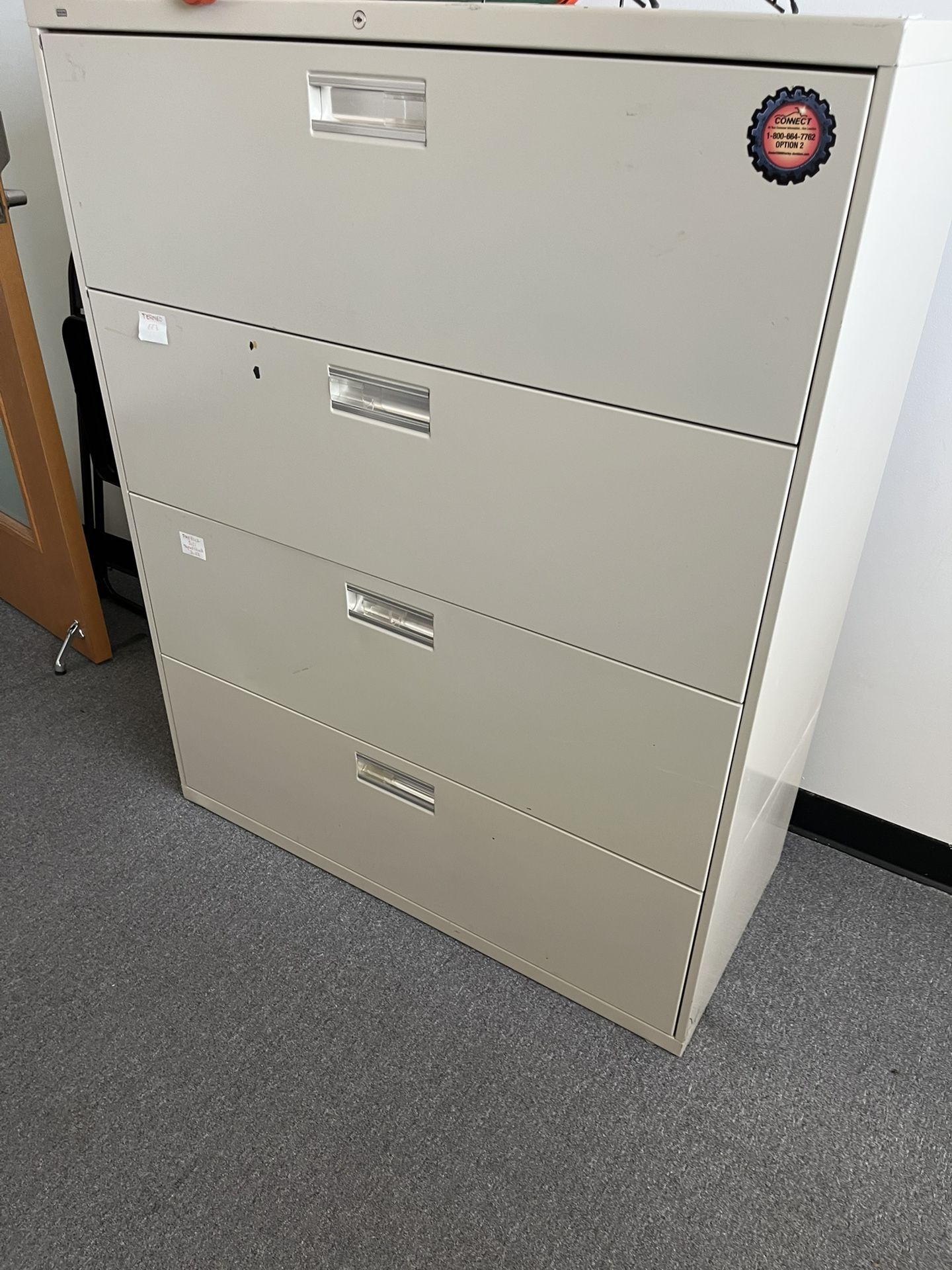 Hon 4 Drawer Legal Filing Cabinets.