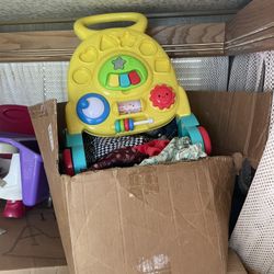 Box Of Baby Girl Clothing 