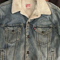 Vintage Levi’s Sherpa Bomber Jacket 