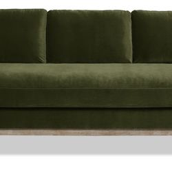 Jennifer Taylor Velvet Green Couch- Used For Only A Few Months