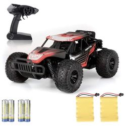 1:16 Remote Control Car Toy, Kids RC Race Car for Boy with 2 Rechargeable Battery
