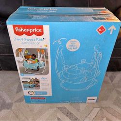 Fisher-Price 2-in-1 Sweet Ride Jumperoo Activity Center & Learning Toy for Infant and Toddler