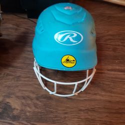 Rawlings Softball Helmet Blue  10