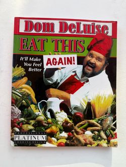 Dom DeLuise Eat This Again Cookbook 1980s