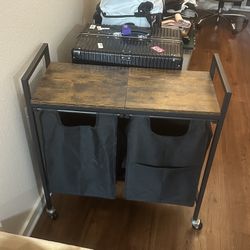 2 compartment laundry basket