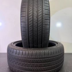 V838  245 40 20 95W  Goodyear Eagle Touring  2 Used Tires 60% Life 