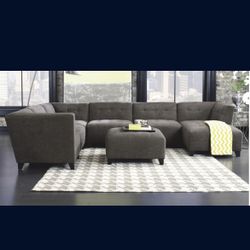Grey Modular Sectional From Jerome’s Furniture