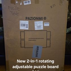 New 2-in-1 Rotating Adjustable Puzzle Board
