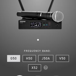 Shure Qlxd Wireless Microphone H50