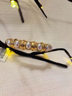 LILLY PULITZER FAUX PEARL BRACELET