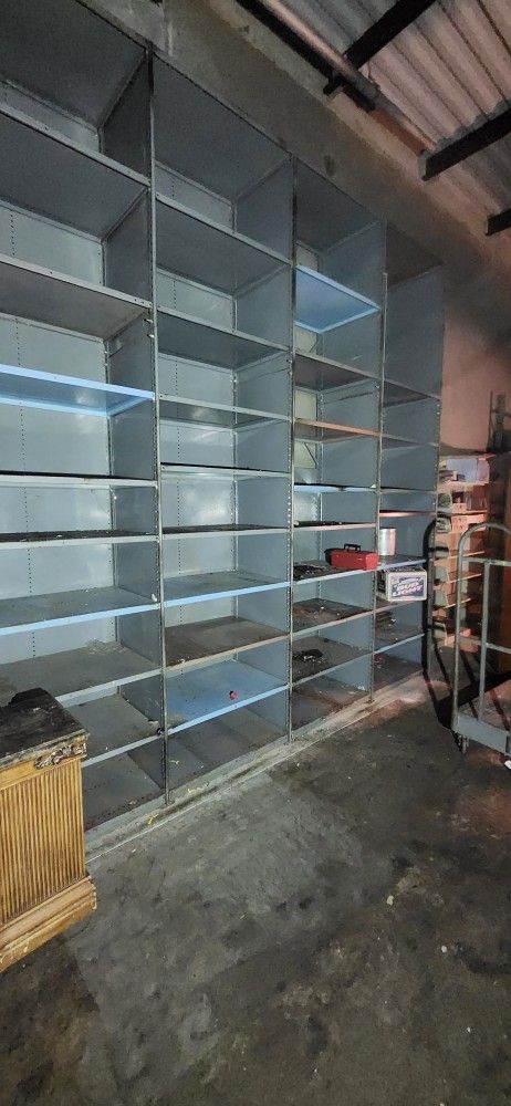 Industrial Metal Shelves