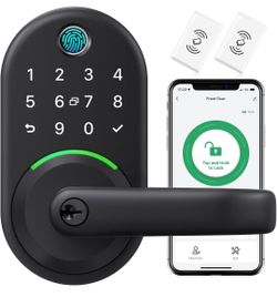 Fingerprint Smart Door Lock Keypad Keyless Entry Handle with App Control – Yamiry