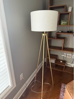 Beautiful gold floor standing lamp