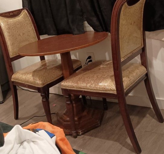 Table And 2 Chairs 