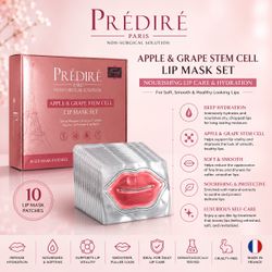 Predire Paris Apple & Grape Stem Cell Lip Mask Set (10 pieces)