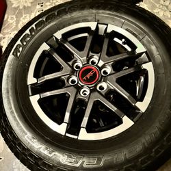 Toyota Tacoma 2025 -18 Inch TRD Rims And Off-Road Tires