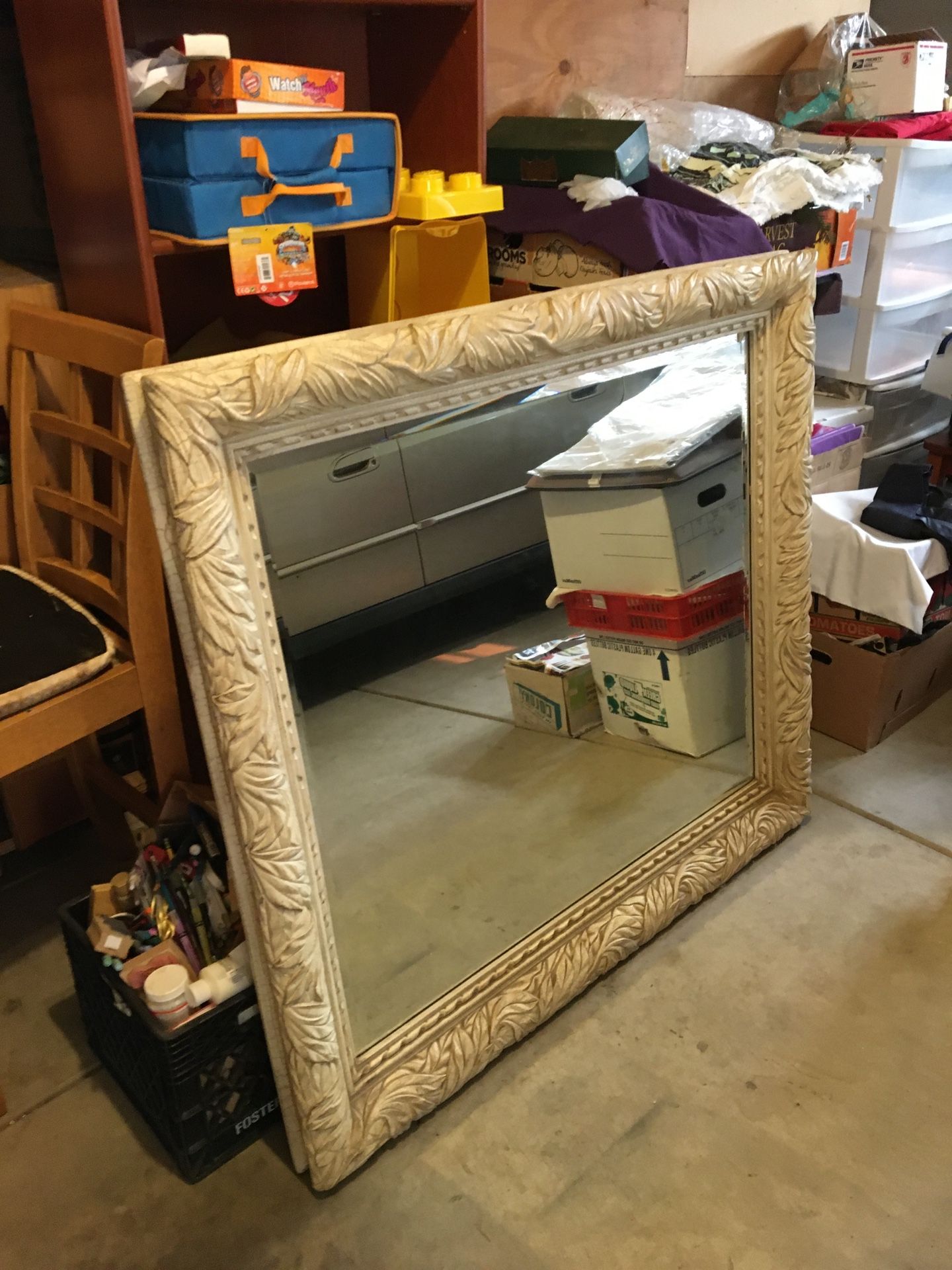 Antique Collectibles. Big Mirror Long47 Inch,, 44 Inch