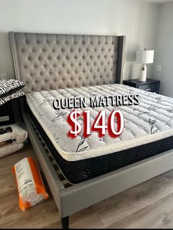 New Queen mattress only $140
