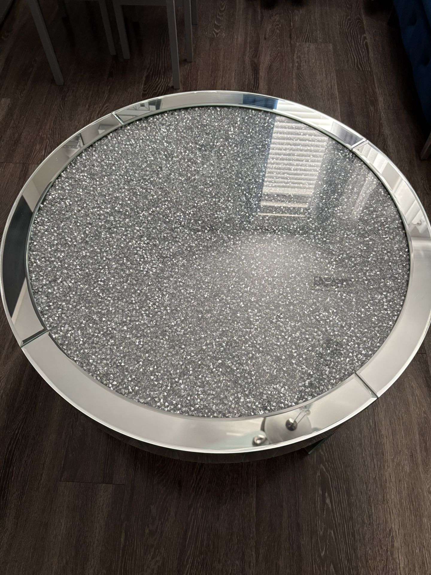 Mirrored Glass Coffee Table