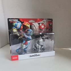 Nintendo amiibo Metroid Dread - Samus and E.M.M.I. Figures 2 Pack - Brand New