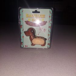 SAUSAGE DOG STRESS SQUEEZER FROM FIZZ NEW FACTORY SEALED 