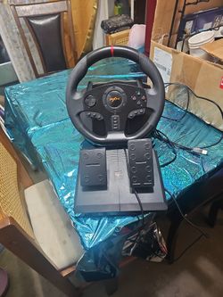 PXN PC Racing Wheel, V900 Universal Usb Car Sim 270/900 Degree Race Steering Wheel with Pedals