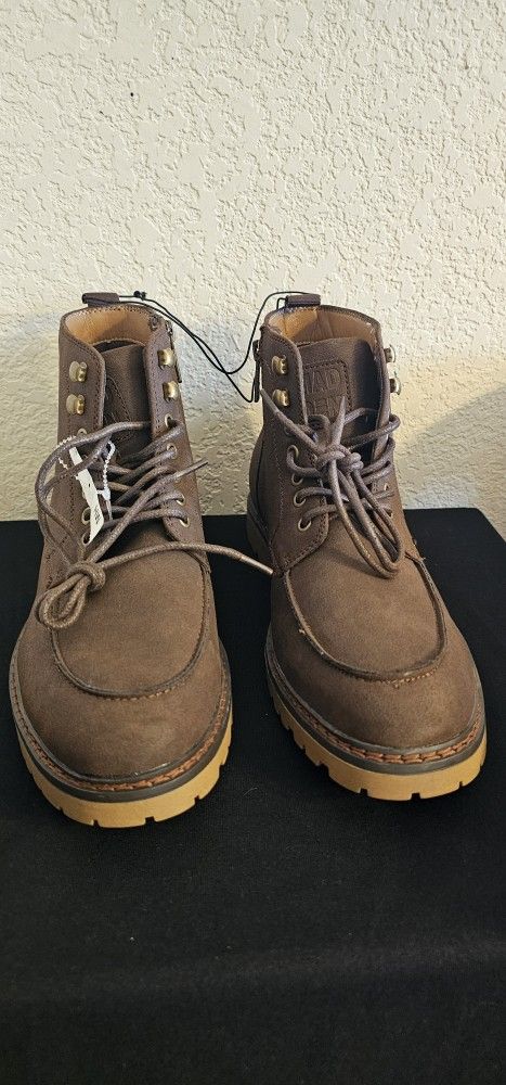 Madden Men's Size 10 Side Zip Casual Ankle Boots with Ortholite Comfort - New