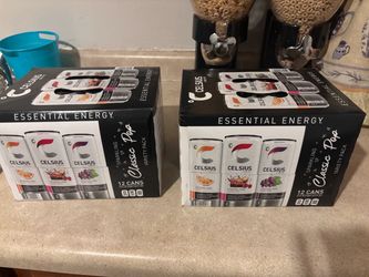 Celsius Essential Energy Classic Pop Variety Pack 12-Can (x2)