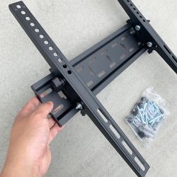 New $10 Fixed 26"-55" TV Wall Mount Bracket Low Profile, Max 110Lbs (w/ 5ft HDMI Cable)
