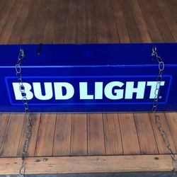 Brand New Hanging Budlight Pool Table/Bench Light