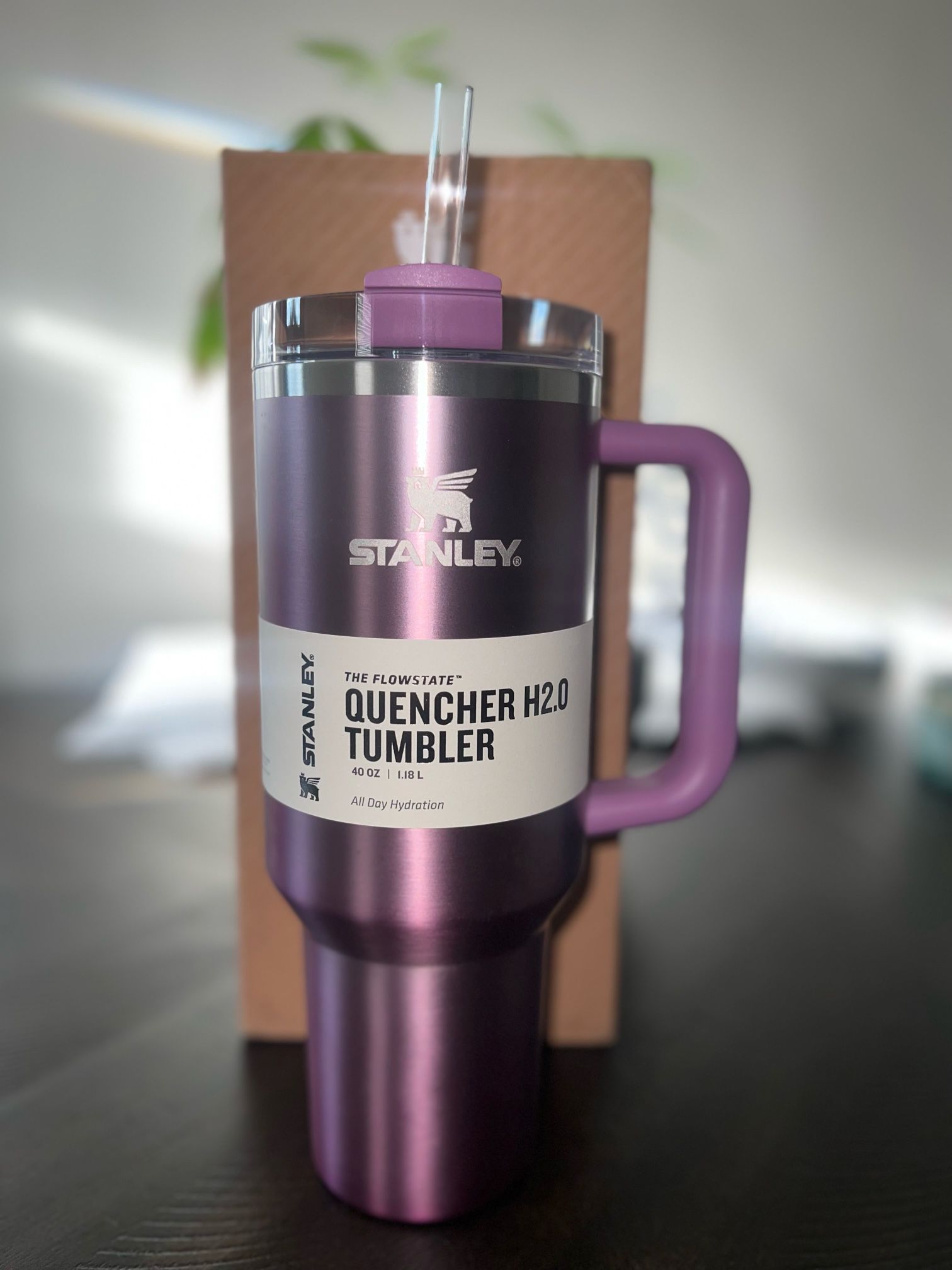 STANLEY THE QUENCHER H2.0 FLOWSTATE TUMBLER 40 OZ PRIMROSE GLOW
