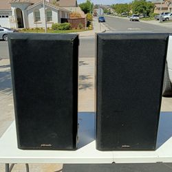 Vintage Polk Monitor Series M-10  Speakers
