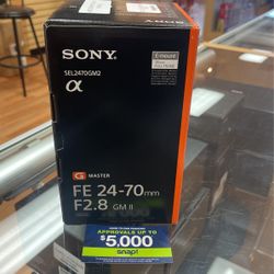 Sony FE 24-70mm F2.8 II