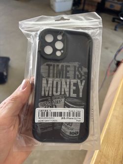 iPhone 12 Pro Max Case – “Time is Money” Design