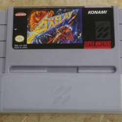  Axelay (Super Nintendo SNES, 1992) Tested Working. like new. tested
