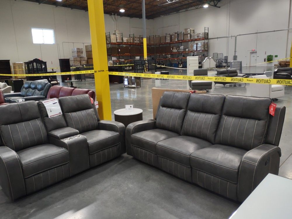New Recliner Sofa And Loveseat Both On Sale Now