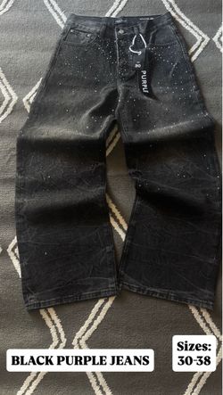 Purple Brand Black Denim Jeans VVS